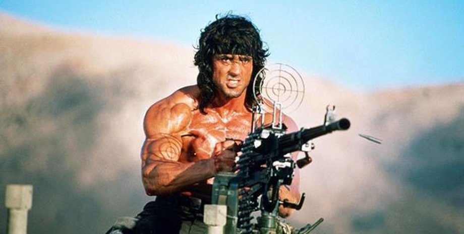 Сталлоне в образе Рэмбо / Источник: Kino-Teatr.ua