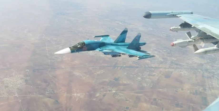 Винищувач, Су-34, літак, авіація, РФ, Росія, війна в Україні, фото