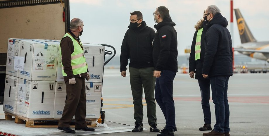 доставка, вакцина, польша