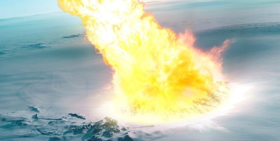 метеорит, столкновение, Земля, фото, Антарктида