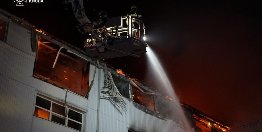 последствия атаки по Киеву