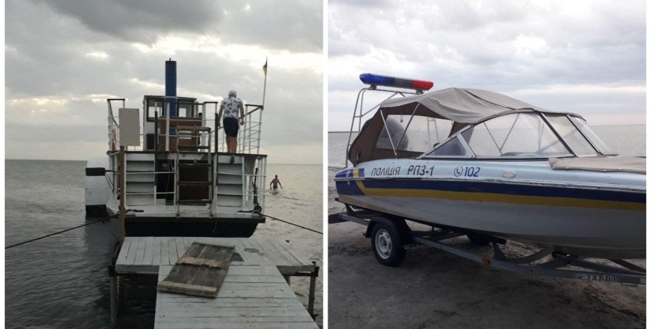катер, НП з катером, НП в Кирилівці, порятунок катера в Азовському морі