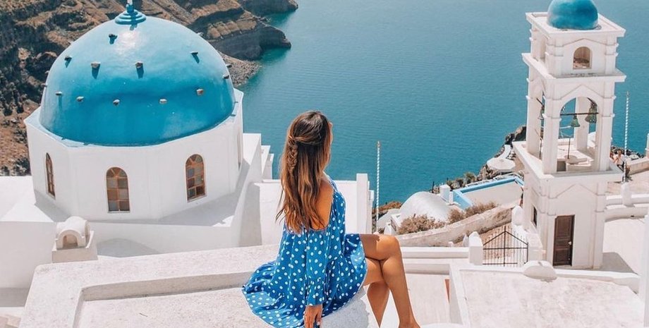 санторини, греция, фото, снимки, блогер, толпы туристов