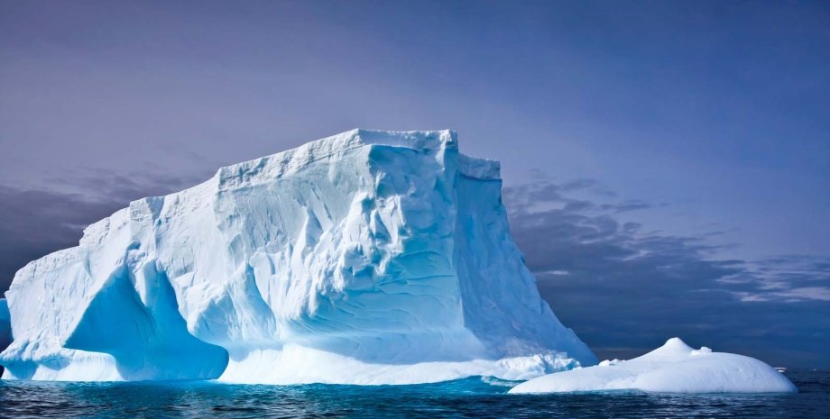 Антарктида, лед, небо, вода, фото