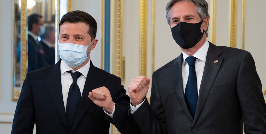 Блінкен, Зеленський, візит до Києва