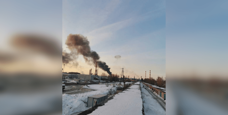 Рязань нпз, бпла, пожар, удар бпла