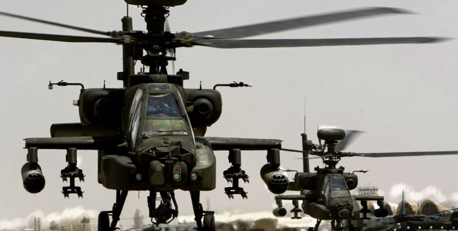 Американские вертолеты AH-64E Apache