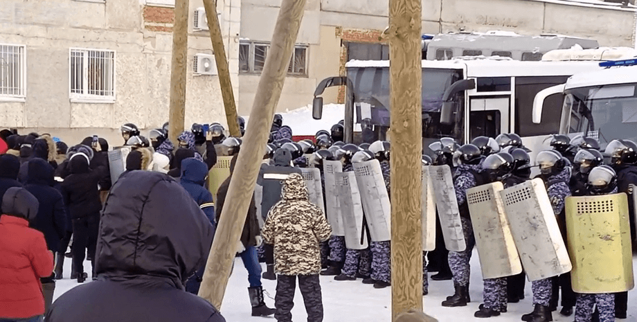 Протести, Башкирія, РФ, Росія, ОМОН, фото