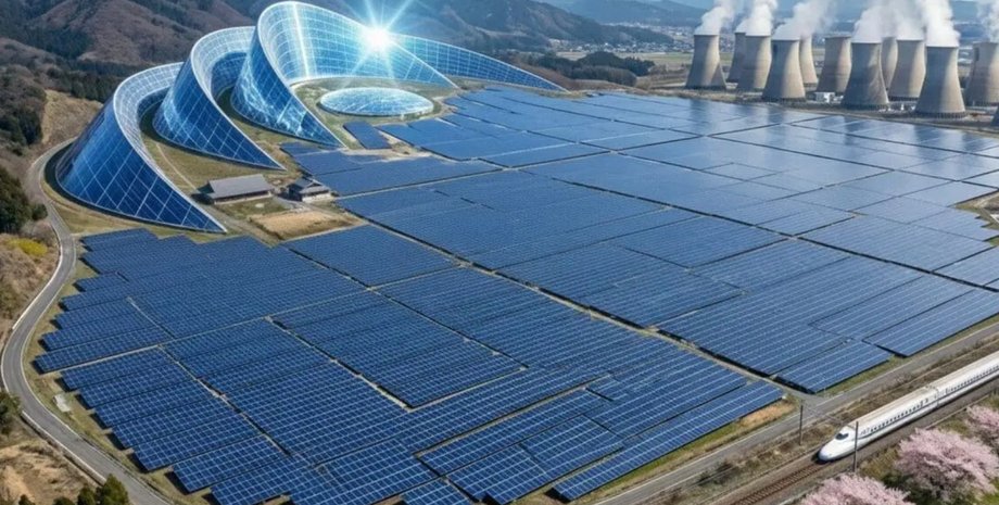 солнечные панели солнечные батареи энергетика япония