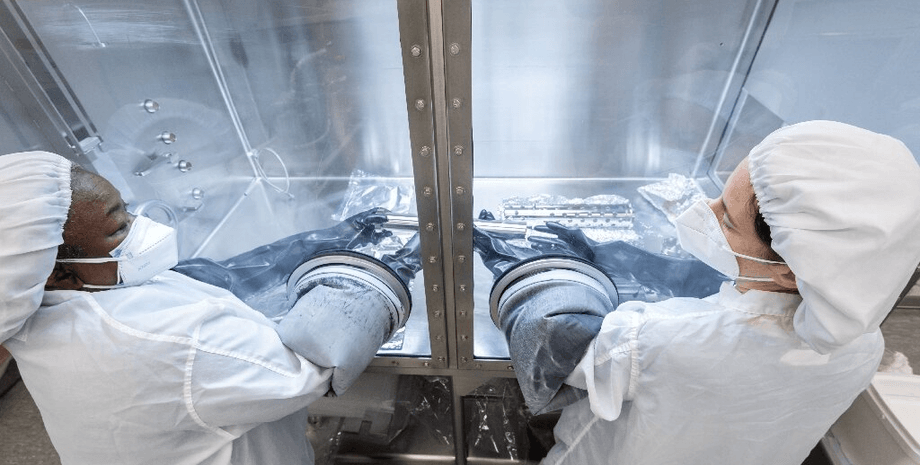 Луна, грунт, Apollo, миссия, газы