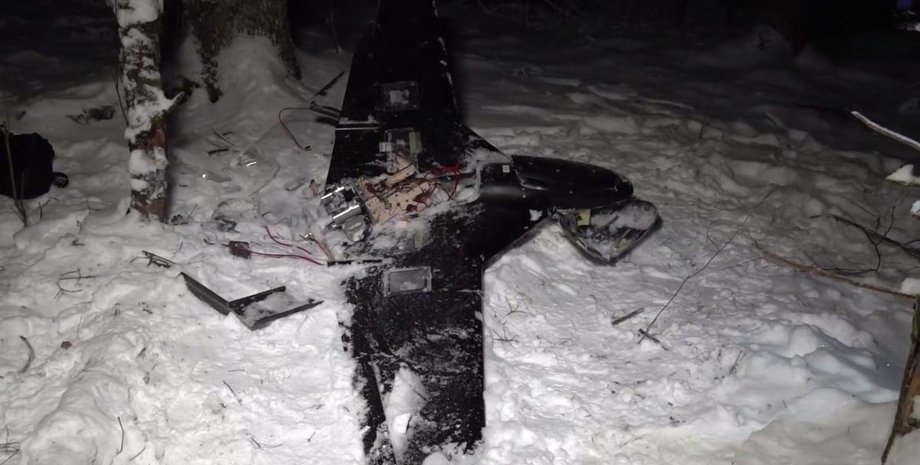 Обломки дрона "Колдун" на территории РФ