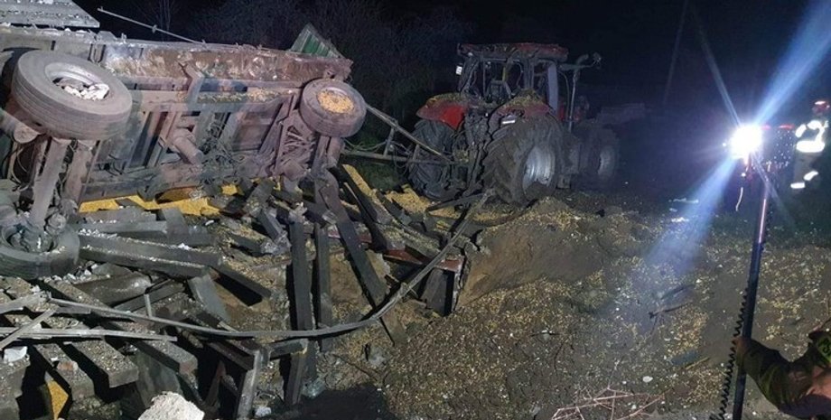 Місце падіння ракети