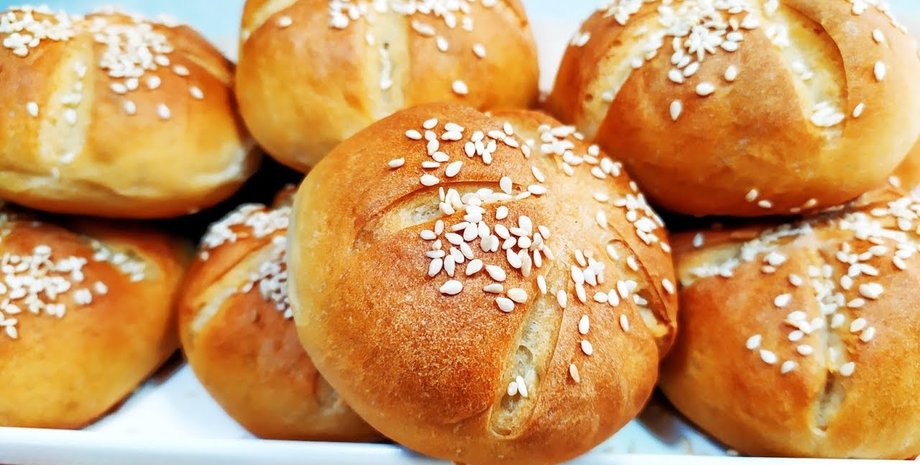 Творожные булочки с кунжутом, рецепт булочек, простой рецепт, булочки из творога, булочки