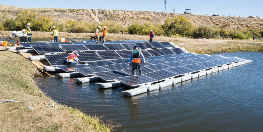 Плавучие солнечные панели Плавучие солнечные панели