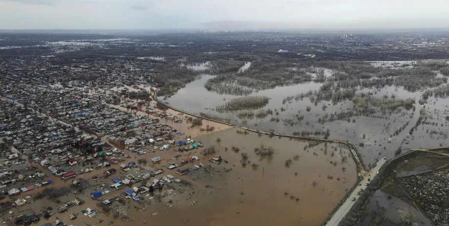 наводнение, прорыв дамбы, Орск