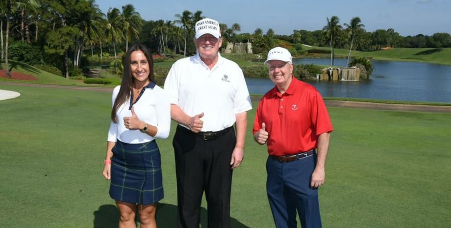 Инна Ящишин, Дональд Трамп, Линдси Грэм