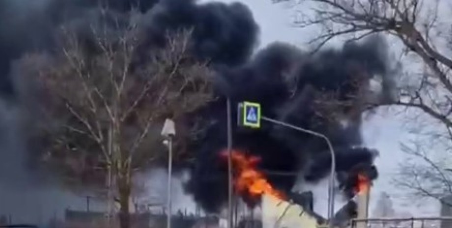 Пожежа, Курська область, нафтобаза, атака, вогонь