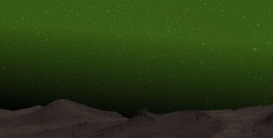 полярное сияние, марс