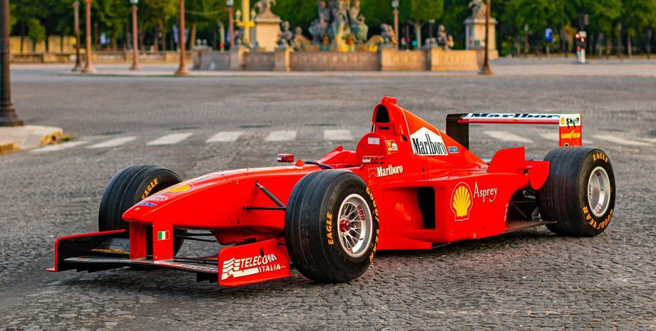 болид феррари шумахера, Ferrari F300, феррари Шумахера, авто Шумахера, болид Формулы-1 феррари, болид Шумахера