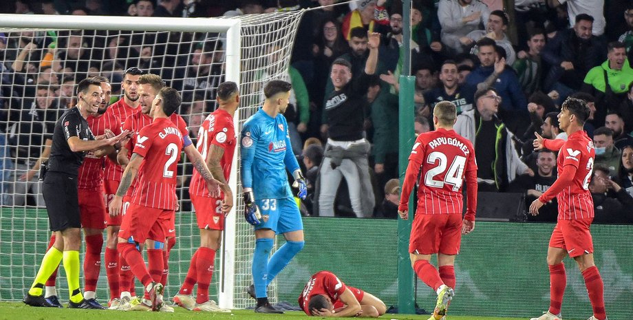 Севилья Бетис прерванный матч