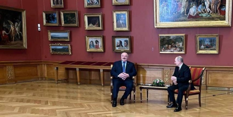 Według prezydenta Federacji Rosyjskiej spotkał się ze swoim białoruskim kolegą, ...