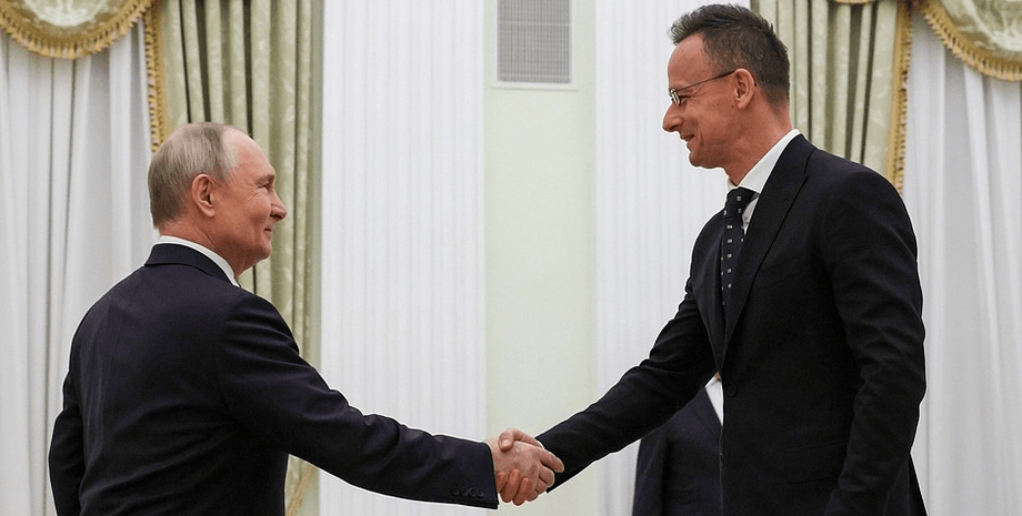 Путін пообіцяв віддати Сіярто двох полонених угорців