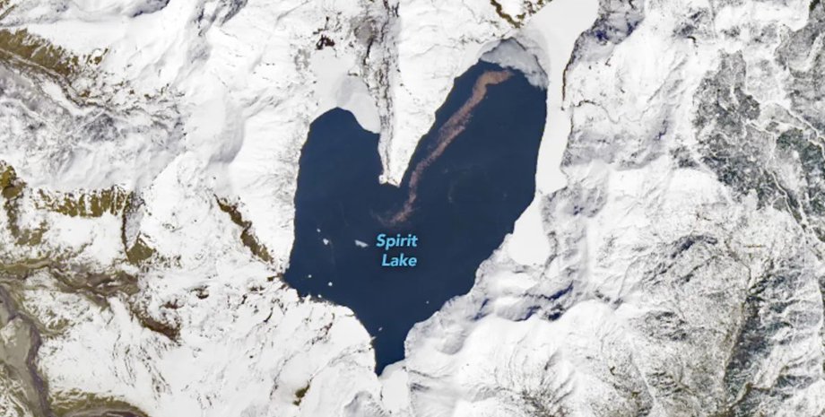 озеро спіріт, озеро серце