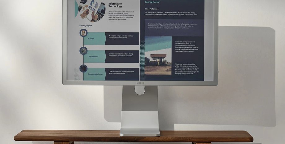 Цветной E Ink монитор Boox Mira Pro