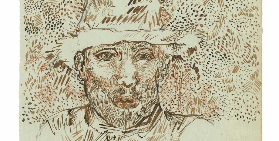 Автопортрет Винсента Ван Гога из найденного альбома / Фото: cbc.ca