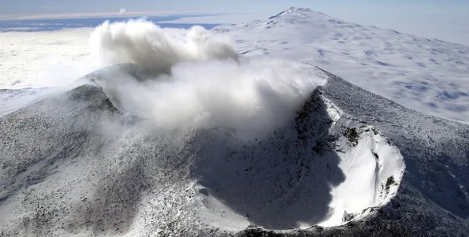 вулканы, вулканы антарктиды, извержение вулканов