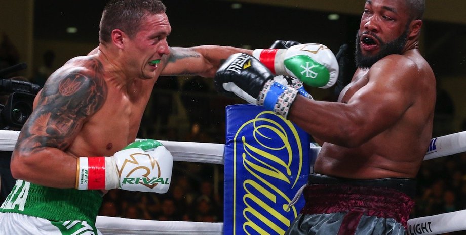 Егіс Клімас, Бокс, Олександр Усик, Боб Арум, Ентоні Джошуа