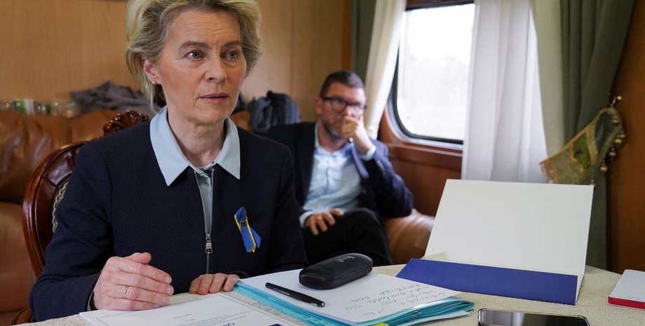 Урсула фон дер Ляйен едет в Украину