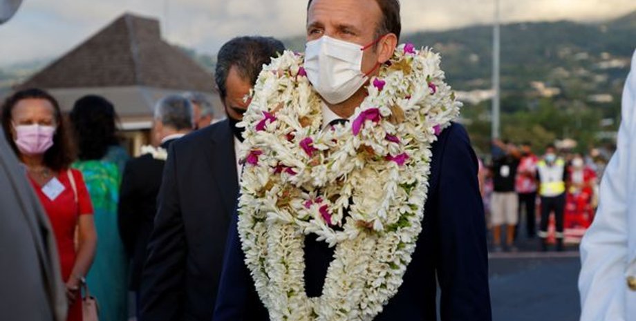 Эммануэль Макрон, Таити, французская полинезия