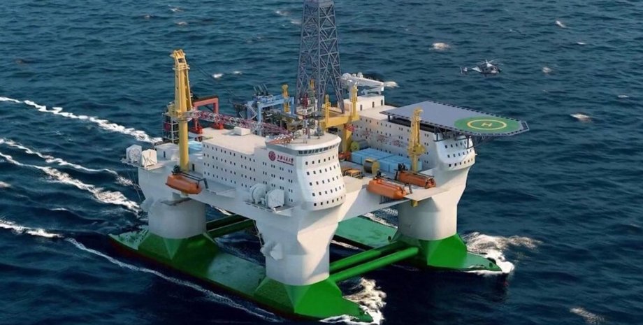 Китай дослідницька морська платформа