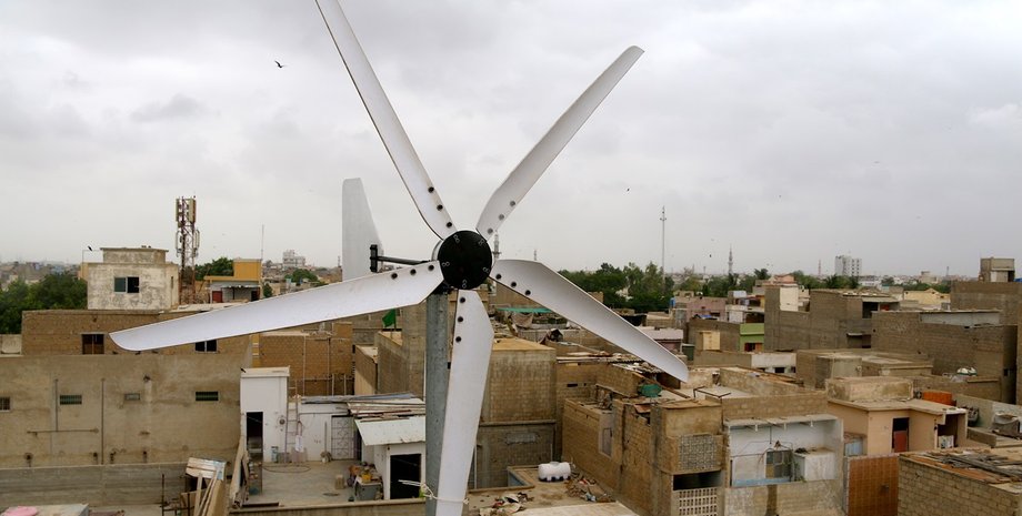 вітряна турбіна, вітряк