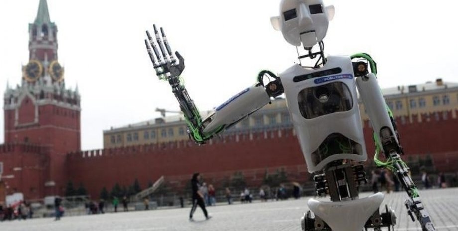 робот, россия, москва, красная площадь