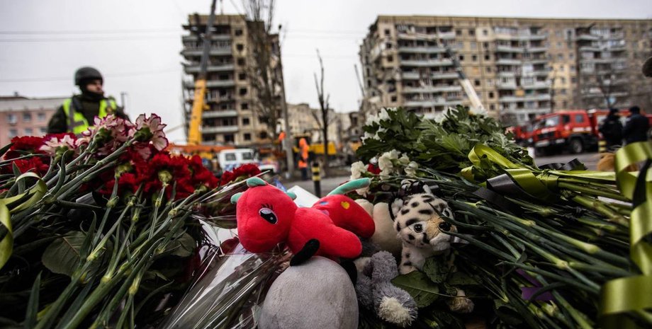 Днепр, удар по Днепру, обстрел, ВС РФ, ракетный удар, завалы, жертвы