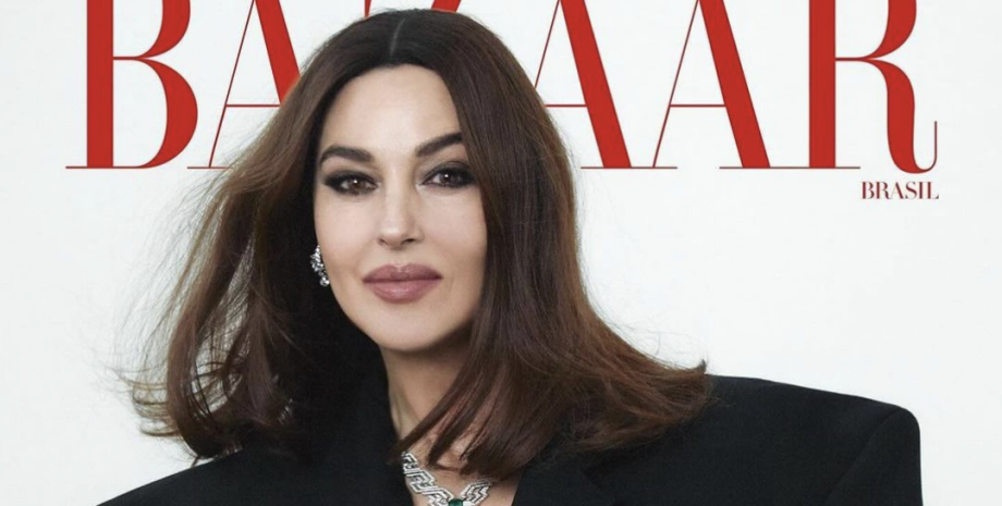 Моніка Беллуччі Моніка Беллуччі, Моніка Беллуччі для глянцю, Harper's Bazaar Brasil, моніка беллуччі стиль, тім бертон, дева кассель