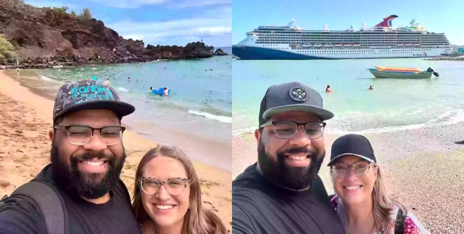 Подружжя живе на круїзному лайнері Подружжя живе на круїзному лайнері, закохана пара, життя на круїзному лайнері, круїзний лайнер, корабель мрії, продали все майно, економія,