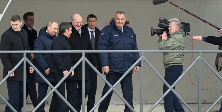 Путин, Лукашенко, Рогозин