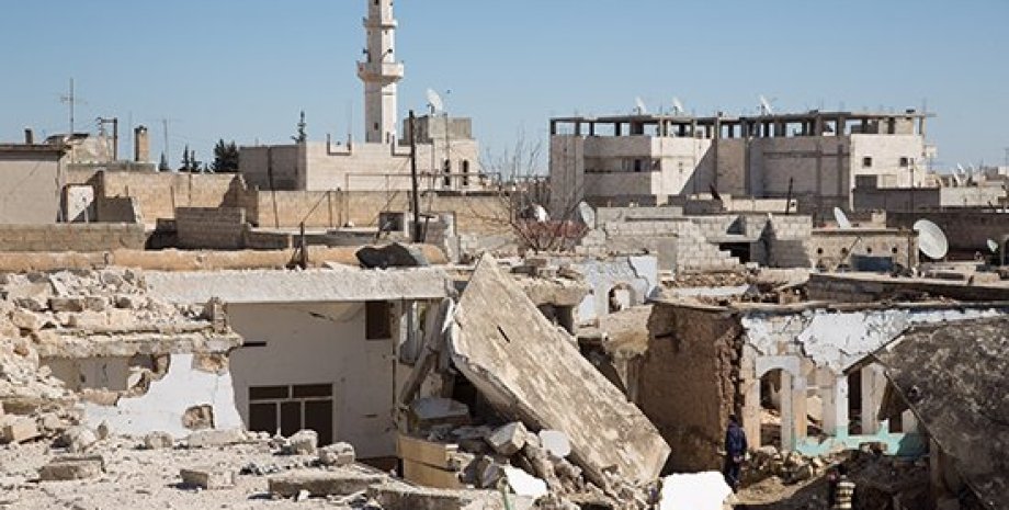 Вид на город Аазаз в Сирии / Фото: Actionpress/TASS