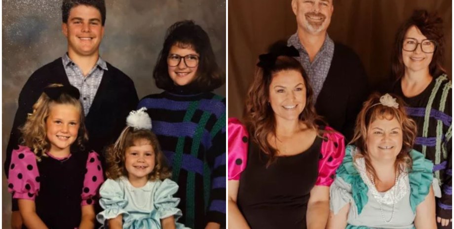 Дорослі діти здивували батьків цікавим подарунком, вони повторили культову фотосесію з 1990-х років