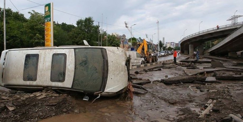 Тбилиси после наводнения / Фото: "Рустави-2"