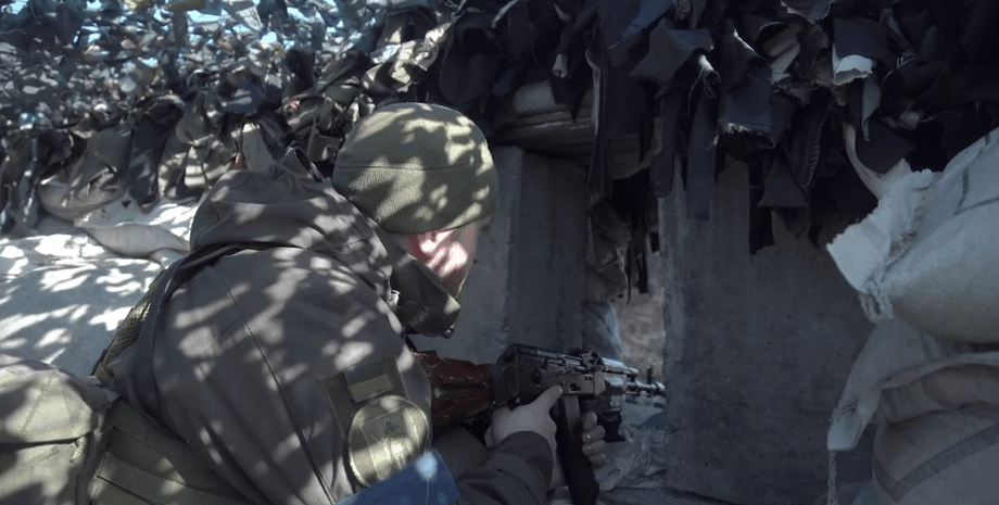 военный, блокпост, мужчина, опорный пункт, киев