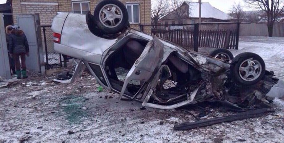 Последствия обстрела Дебальцево 19 января / Фото: УМВД в Донецкой области