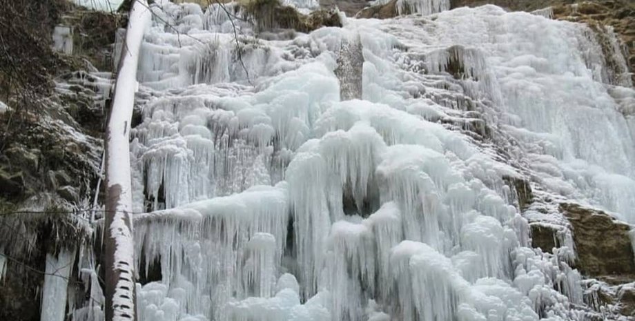 крым, водопад, погода, мороз, ялта
