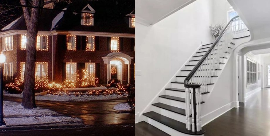 Дом из фильма Один дома, культовый особняк, особняк изменился за 34 года, ремонт дома,