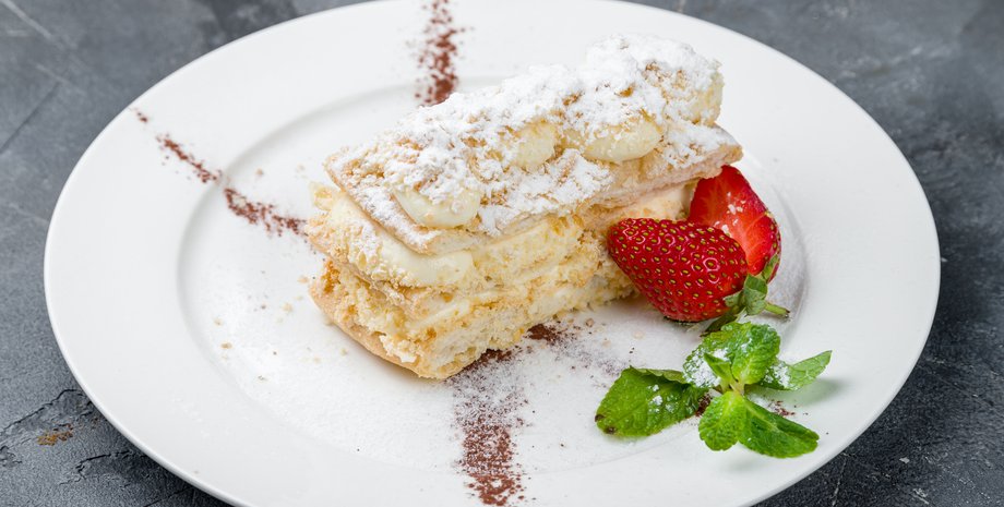 Постный "Наполеон", постный торт наполеон, вкусный наполеон, вкусный наполеон