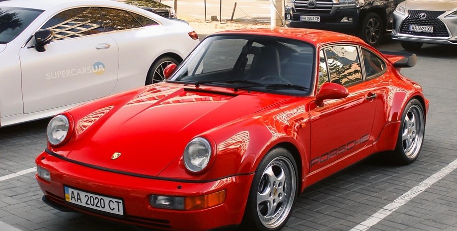 Porsche 911 Turbo, Porsche 911, Porsche 911 Turbo 964, спорткар Porsche