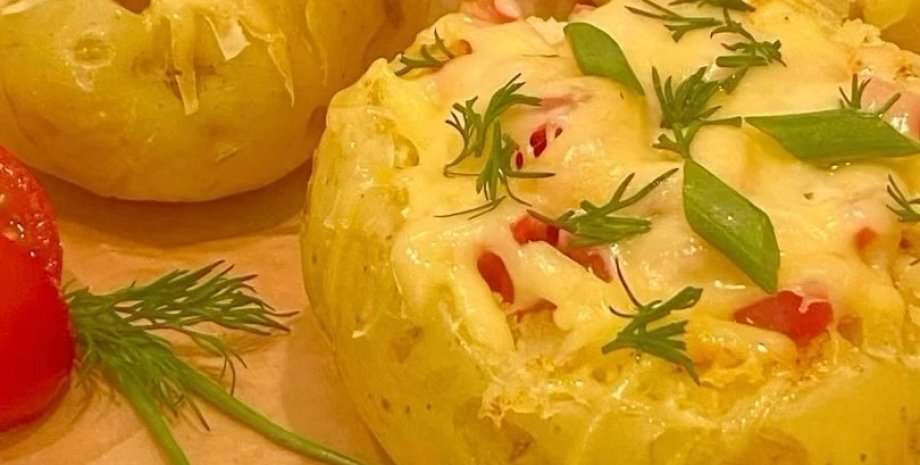 картопля з сиром та овочами картопля з сиром та овочами, рецепт